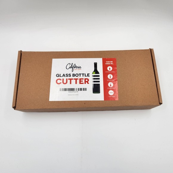 California Home Goods Glass Bottle Cutter Tool Kit DIY Cutting Machine - Picture 1 of 5